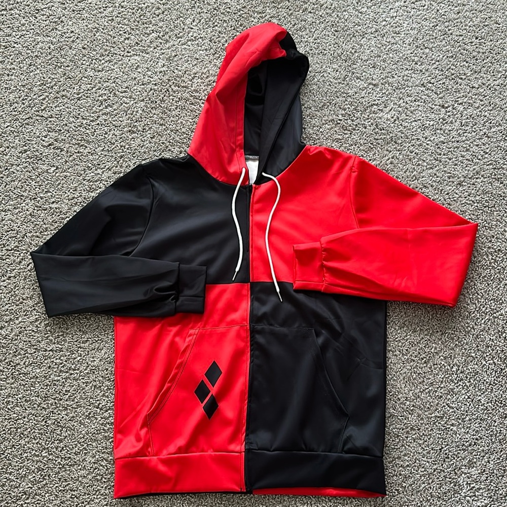 Red and Black Women's Hoodie